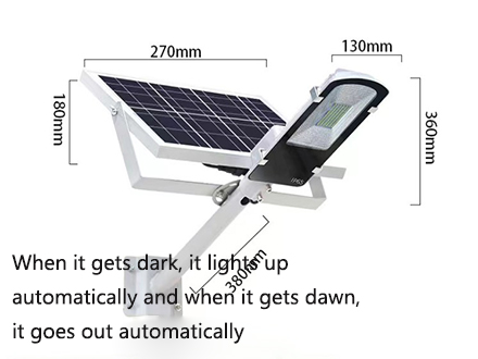 Solar street lamp super bright waterproof street lamp toothbrush street lamp project money lighting outdoor garden lights wholesale