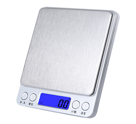 Stainless steel electronic scale precision portable household kitchen scale mini gold gram scale jewelry scale