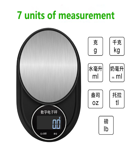 New direct sales of household kitchen scale Amazon hot kitchen electronic scale high precision stainless steel jewelry gram scale