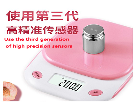 Multifunctional fashion design ABS 3kg 0.1g digital food scale electronic kitchen scale