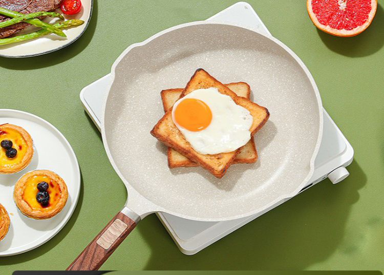 Medical stone non-stick frying pan Household frying pan non-stick frying pan
