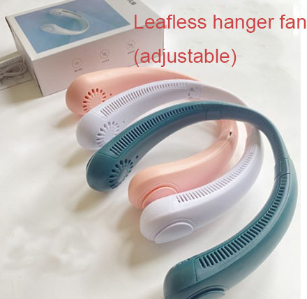 Usb Wearable Cooling Led Usb Mini Personal Hung Band Necklace Rechargeable Neckband Bladeless Hanging Potable Neck Fan