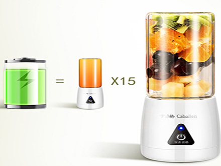 Hot sale 380 ml Portable Blender Smoothie Six Blades Mini Home USB Rechargeable Blender Juicer Cup