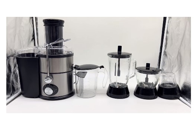 Two-in-one separate juicer electromechanical fruit juice machine slag juice separation original juice machine Stainless steel cooking machine