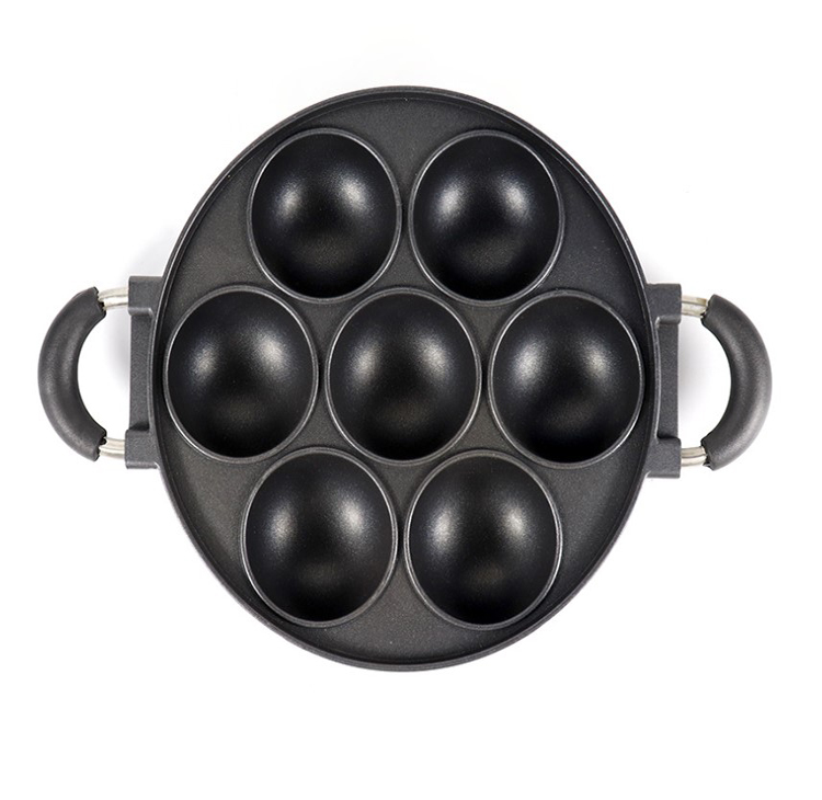8-hole cake mold Non-stick baking tray aluminum die cast Cake pan