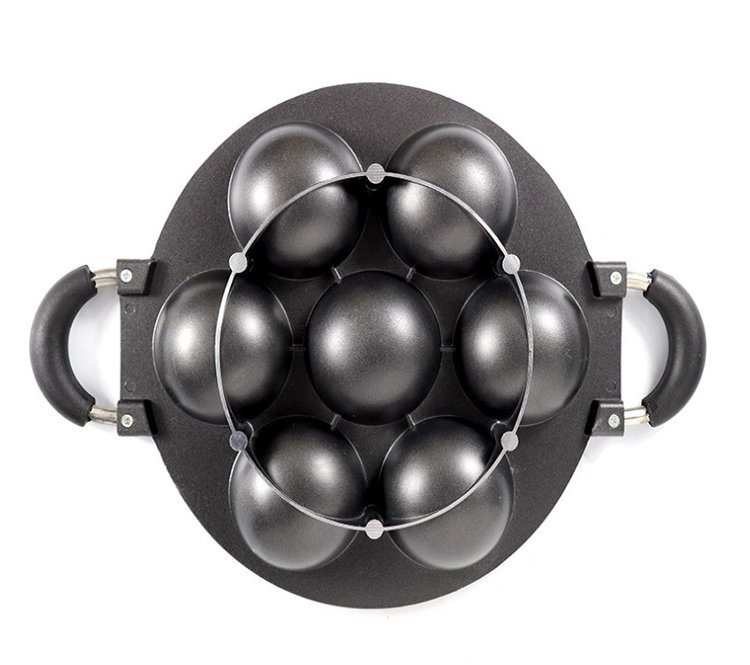 8-hole cake mold Non-stick baking tray aluminum die cast Cake pan