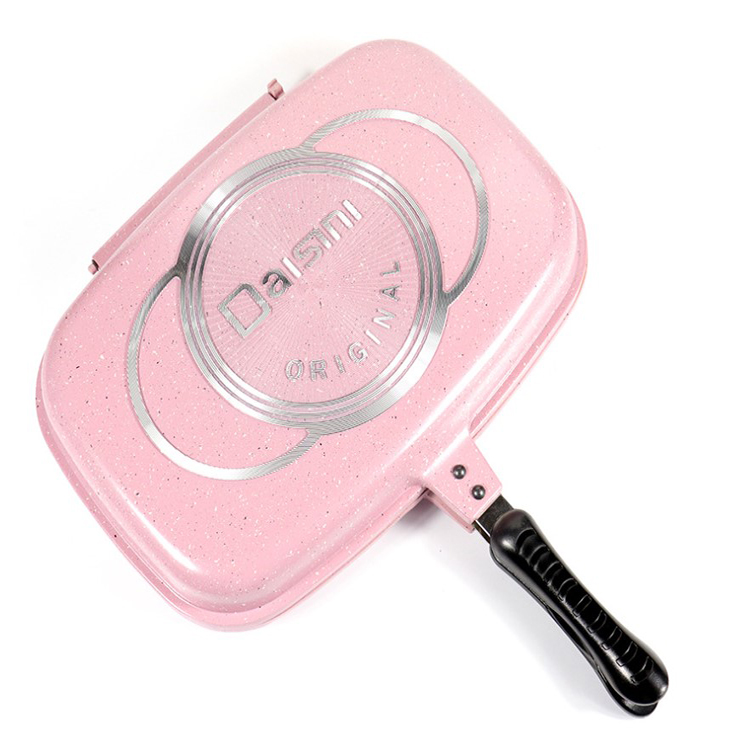 DOUBLE GRILL FRY PAN