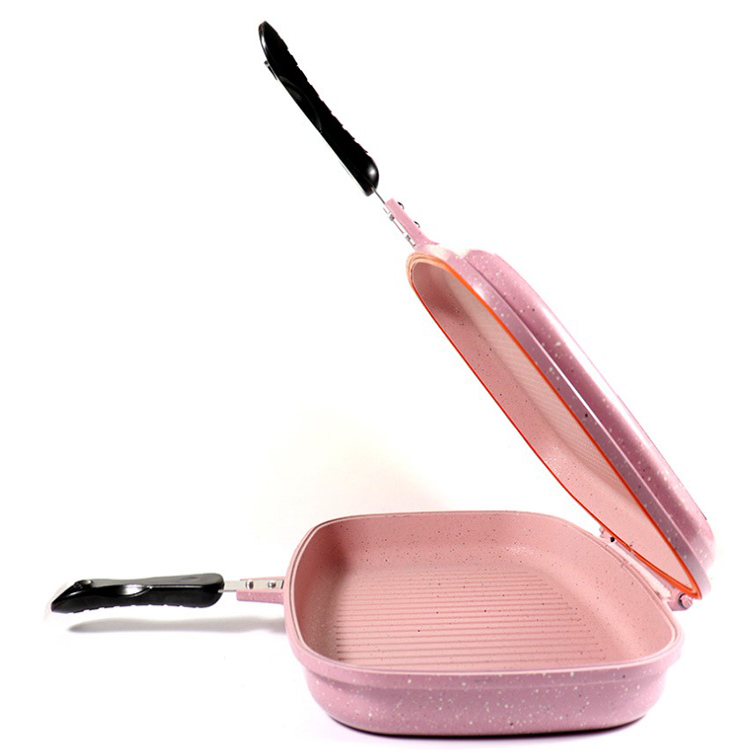 DOUBLE GRILL FRY PAN