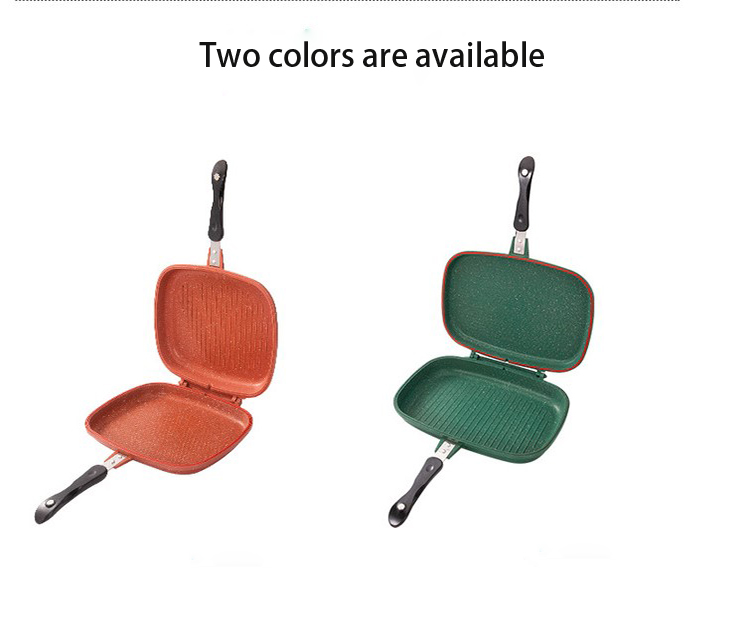DOUBLE GRILL FRY PAN