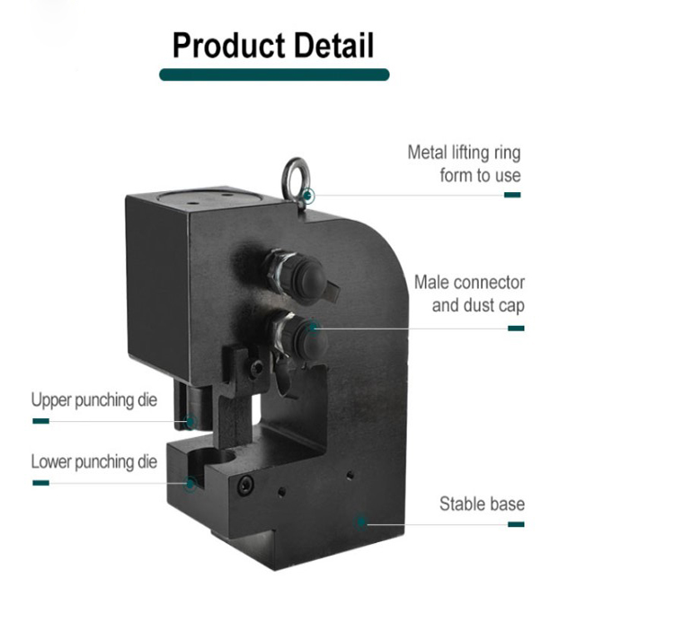 CH-80 hydraulique automatique en acier métal perforation machine prix