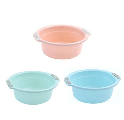 Household plastic washbasin Large thickened ear basin Adult washing clothes basin Student dormitory face wash basin