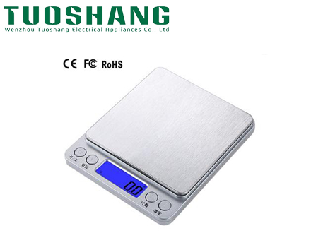 Stainless steel electronic scale precision portable household kitchen scale mini gold gram scale jewelry scale