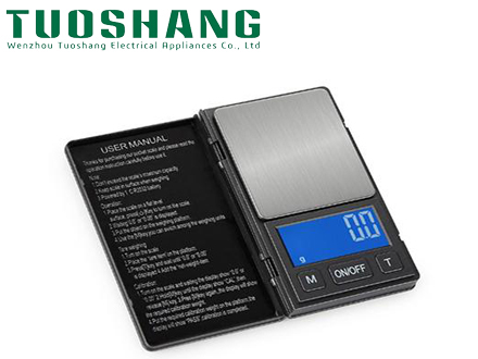Wholesale Professional Manufacturer Diamond Measuring 500g*0.01g Notebook Pocket Scale