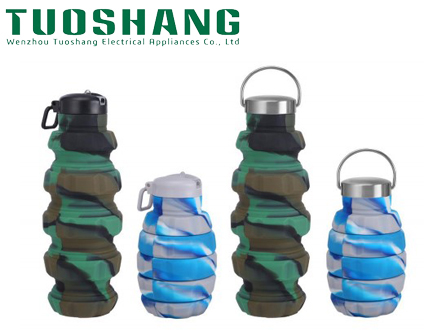 500ml silica gel environment-friendly non-toxic and BPA free water bottle