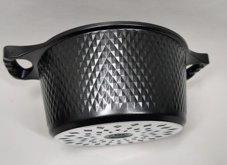 Popular 1.5mm thickness 4pcs Stockpot 28cm Deep Frying Pan Kitchen Aluminium Nonstick Cookware Sets Granite Cookware Set