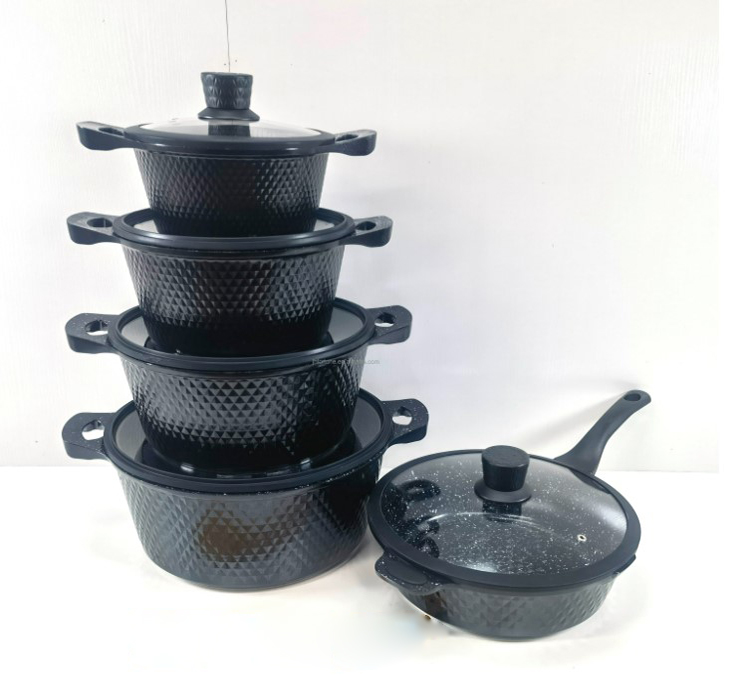 Foreign trade aluminum enamel pot 40CM soup pot