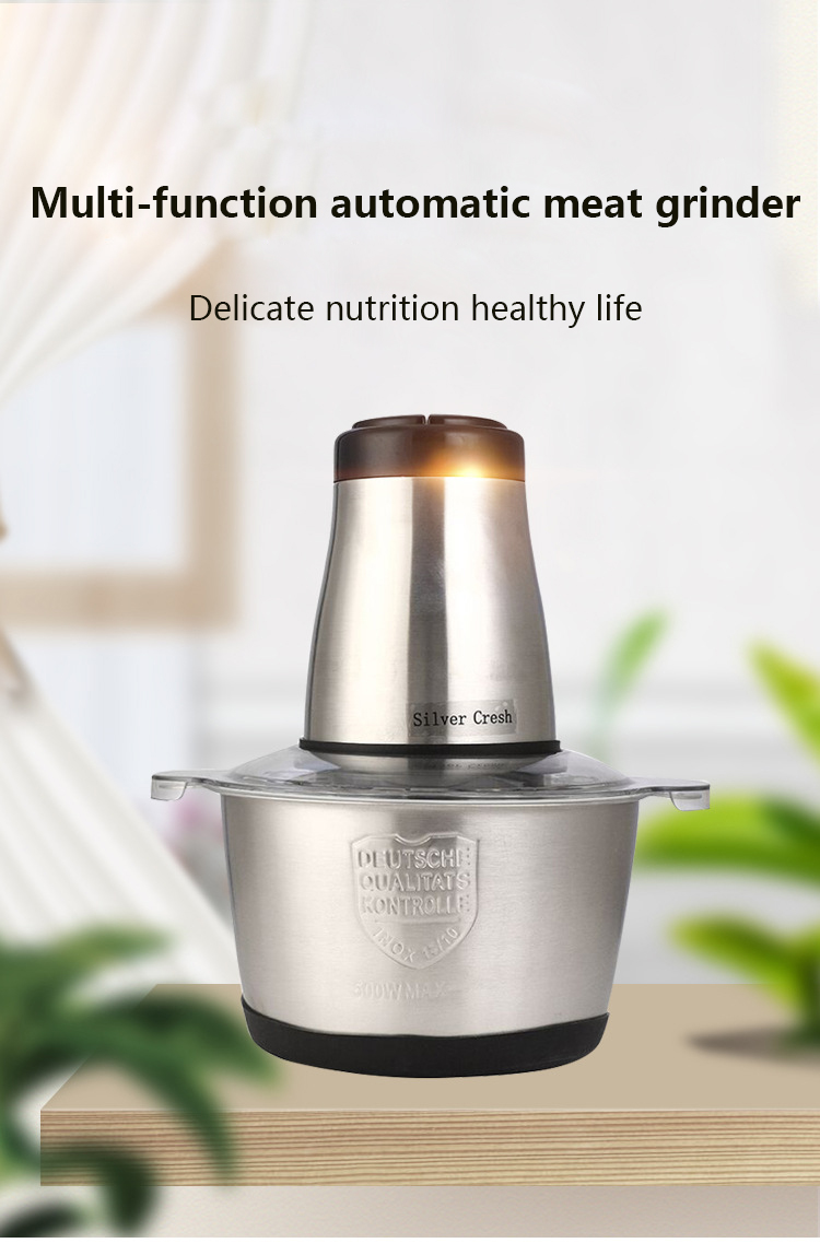 Multi-functional household electric meat grinder double-speed high power vegetable stranding machine