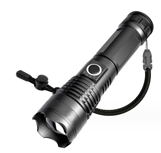 Outdoor Lighting Waterproof Strong Light P50 Portable Long-range emergency LED rechargeable flashlight
