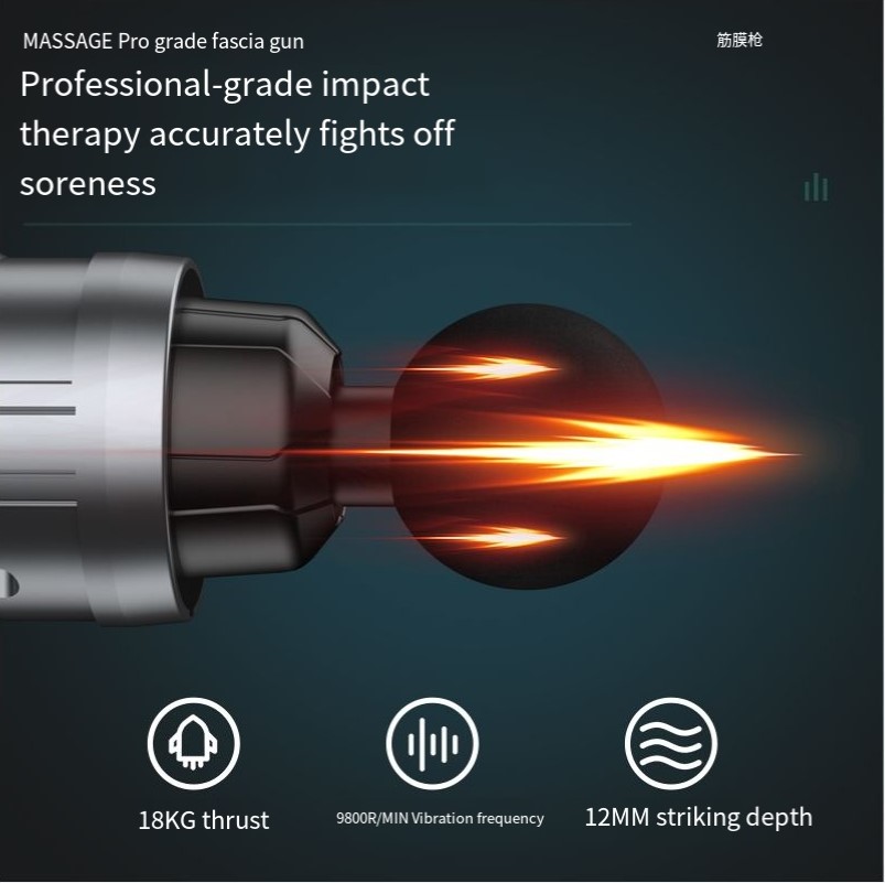 High Quality Professional Deep Massage Gun Cheapest Brushless Motor Massage Fascia Gun Massage Gun