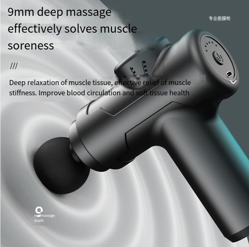 Mini design electric facial heated muscle massage deep issue body gun home use made in china