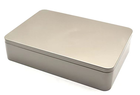 Square biscuit iron box tea iron box round tinplate food iron box customization